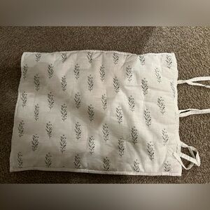 White and Green Pillow Sham